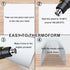 Kinlink White ABS Plastic Sheet 8" x 12"x 0.04" Flexible Moldable DIY Materials for Home Decor