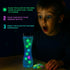 8 10 oz Sensory Bottle Kit Leakproof Plastic Bottles with Caps Calm Down Bottle DIY Sensory Bottles Fillers