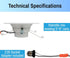 2-Pack Dimmable 5 6 inch 12W, 65W CLEANLIFE Smart LED Recessed Lighting Retrofit Downlight RGB + Tunable White Color