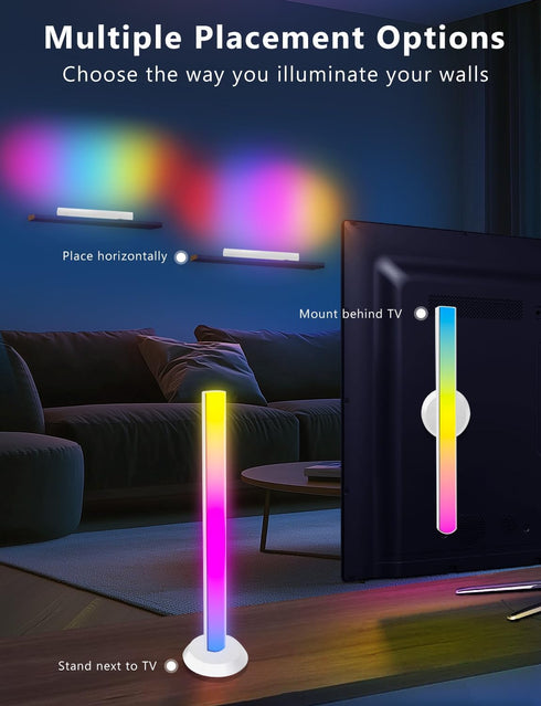 DAYBETTER RGB Light Bar, Gaming Light Bars with Multiple Placement Options, Smart LED Light Bars with Music Sync