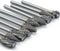 Carbide Burr Set 10PC 1/8" Shank Tungsten Double Cut Rotary Burr Set for Metal and Wood Carving, Grinding, Polishing