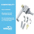 Wright Products VK333X3 Tie Down Keyed Push Button Door Latch for Storm and Screen Doors, Aluminum