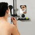 DELITON Suction Razor Holder for Shower Wall, Powerful Suction Hooks for Towel, Loofah, Razor, Reusable Shower Hooks