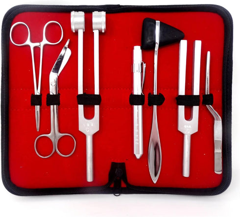 A2Z SCILAB 7pc Emergency First AID Response KIT, Diagnostic Reflex Examination Instruments