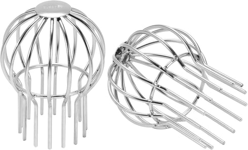 uxcell Gutter Guard, 1Pcs 4 Inch 304 Stainless Steel Down Pipe Filter Strainer for Leaves Roof Screen