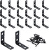 HOME MASTER HARDWARE L Bracket Corner Brace Sets, 1-1/2 " Right Angle Bracket, Metal L
