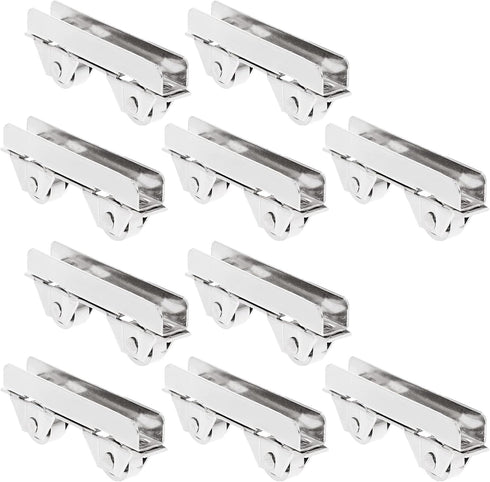Angoily 10PCS Showcase Window Roller, Mini Sliding Door Rollers Replacement for Sliding Cabinet Door