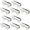 Angoily 10PCS Showcase Window Roller, Mini Sliding Door Rollers Replacement for Sliding Cabinet Door