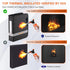 DocSafe 3 Ring Binder, Fireproof 2 Inch Round Ring with Zipper, Dust-Proof PVC-Free Binder for Important Paper Supplies