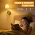 Set 2,Rechargeable 12 5200mAh Dimmable LUTEC Battery Operated Wall Sconce of Wall Sconce, Colors Wireless Wall Sconces