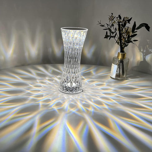 16 MIFXIN Crystal Table Lamp RGB Colors Changing Remote Control Diamond Crystal Lamp USB Charging Touch Light