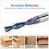 1/4 Inch 3/16 Inch SpeTool Shank Downcut Spiral Router Bit Cutting Diameter, TAC Coated CNC Router Bits End Mill