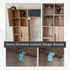 MR.BRACKET Pack 10, MR BRACKET L Bracket, White Shelf Brackets of Heavy Duty Cabinet Hanging Brackets, Plastic Cover