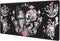Skull Hippie Mushroom Moth Moon Gaming Mouse Pad XL, Large Extended Desk Pad, Long Nonslip Rubber Mat