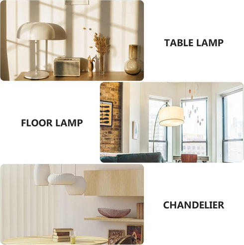 E27 Lurrose Metal Forest LampShade Metal Lamp Shades Modern Drum Lampshades Barrel Lamp Cover Tree Shadow Lampshade