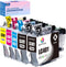 NEXTPAGE LC401 Ink Cartridge Compatible for Brother LC401 LC401XL Standard Yield - 2 Pack (1 Black, 1 Cyan, 1 Magenta,
