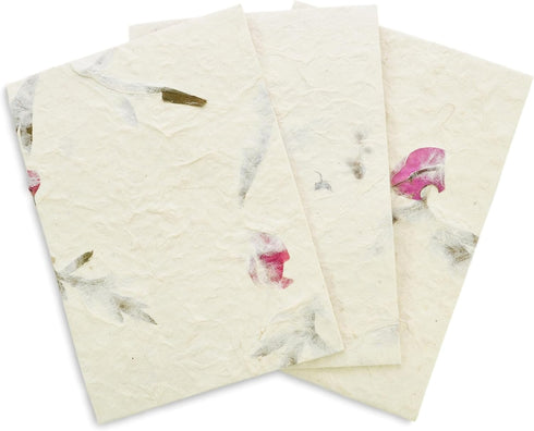 Handmade Lokta Paper Envelope with String-tie Button Closure Pocket Folder for Invitations, Mailers, 4.5 x 6.5 inches
