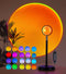 AIHYING Sunset Lamp Projector,Multicolor Changing Night Light 360 Degree Rotation Rainbow Led