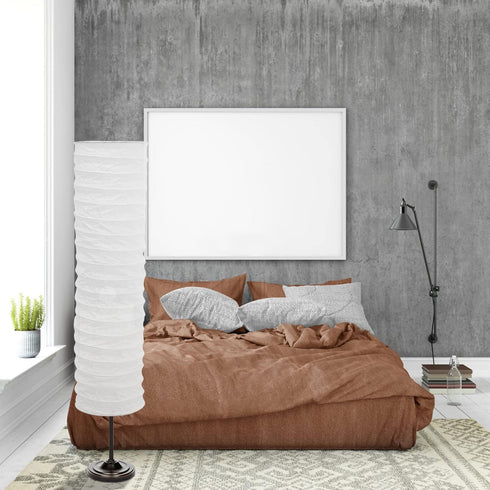 Modern European Paper Floor Lamp Shade Decorative Protector for Living Room Bedroom Study Easy to Install for Home