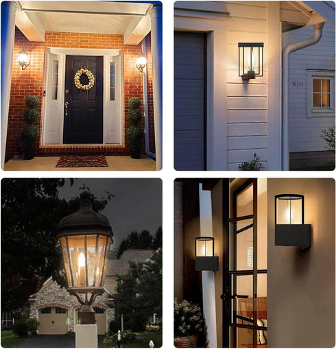 Bulbs 5W 40W, B11 Bulb, 3000K Bulbs E12 6 Pack Dusk to Dawn Light Outdoor: Equivalent Candelabra Light Warm White