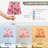 3 ALAZA Table Lamp Bow Cherry Pink Bedside Lamp for Bedroom LED Nightstand Desk Lamp with USB Port, Way Temperatures