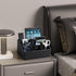 PU Leather Desk Organizer, Luxury Remote Control Holder for Home, Office Desk Accessories Table Caddy Bedside