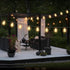 SOLROS STUDIO 10FT ST38 Bulb, Outdoor String Lights - LED Waterproof Patio Lights with Shatterproof Edison Plastic