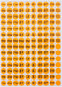ONUPGO Garage Sale Stickers, 3/4" Round Label Yard Sale Price Stickers, Bright Neon Colors with Blank Label (2240 Pcs)