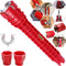 8-in-1 Multi-purpose Faucet and Sink Installer Wrench for Toilet Bowl, Sink, Bathroom, Kitchen Plumbing Repair (Red)