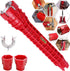 8-in-1 Multi-purpose Faucet and Sink Installer Wrench for Toilet Bowl, Sink, Bathroom, Kitchen Plumbing Repair (Red)