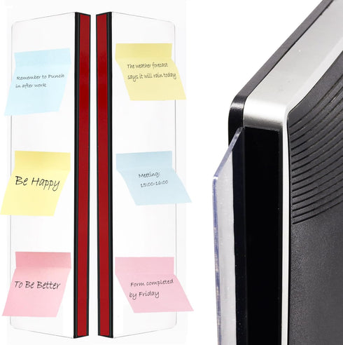 NovaViva Frameless Monitor Memo Board for No Edge Monitors,Office Desk Accessories Computer Monitor