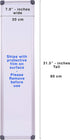 The Original Maven Slim 7.9” x 31.5” Mini Portable Magnetic Dry Erase Whiteboard, Small Office Wall Frame
