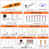 GOXAWEE Mini Cordless Rotary Tool Kit, 105pcs Accessories, USB Charging 5-Speed 18000rpm Tool for DIY Crafting