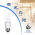LED Stick Light Bulbs, 60W Equivalent, 5000K Daylight, 800 Lumen, E26 Base, Non-Dimmable, 6 Count