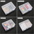 BTSKY 4 Pack Photo Storage Boxes for 4"x6" Pictures Greeting Card Organizer with Removable Divider Multi-use Plastic Organizer Box for Photos Stickers Stamps Index Cards and Other Craft Storage by BTSKY