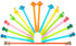 Cute Dinosaur Black Ink Pens, Cartoon Fun Kawaii Writing Gel Pens for Kids, 16pcs Set