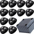 Alpinleux 12 Pcs Mini Caster Wheels, Self Adhesive Caster Wheels, 360 Swivel Appliance