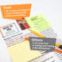 Transparent Sticky Notes 500 Pcs, MIUTME Clear Waterproof Translucent Memo Pad 3 x 3 inch for Office College School