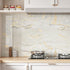 Glossy Marble Contact Paper 15.75"x78" for Kitchen Countertop, Waterproof Vinyl Wallpaper for Bathroom Cabinets