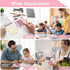 Office Desk Calculator, Cute Pink Calculator for Kids, Basic Desktop Calculator with Big Button Large Display