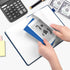 JUBTIC A5 Check Registers for Personal Checkbook, Ledger Transaction Log Book for Small Business, Blue