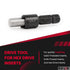 500-6 Drive Tool - Optional, Use with 329-7, 329-720, 303-7, 303-720 by E-Z LOK