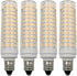 Lxcom Lighting E11 LED Corn Bulb, 15W Dimmable, 120W Equivalent, 136 LEDs, 1500LM Warm White 3000K, 4 Pack