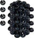 iMBAPrice NM94-100 Plastic Black Button Push-in NM Cable Romex Connector, 100-Pack, 3/8 Trade Size
