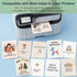 Instakingdom 5" 7" 200 Pack 110lb A7 Instakindom x Blank Cards and Envelopes - Heavyweight White Folded Cardstock