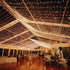11ft 50 Bulbs 2.5" Commercial Novelty Lights Christmas String Lights, Warm White LED on White Wire, Spacing