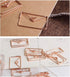 Envelope Shape Small Paper Clips, Cute Funny Bookmark Marking Clips for Office School Wedding Party Decoration, 20 pcs