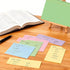 JINMIKEJI 5x7 Inch 50 Pack Colored Index Cards - Ruled Flash Cards for Students, Office & Home, Durable Study Note