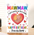 Moonlit93 Mawmaw - I Can't Wait For Our First Cuddle Happy Birthday From The Bump! Card - Ideas Birthday Card