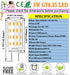 GY6.35 Bulb Dimmable,T4 GY6.35/G6.35 12V 2700K 5W 40-50W Bulb Lighting,6-Pack LED JC Type Bi-pin Base,AC/DC Warm White